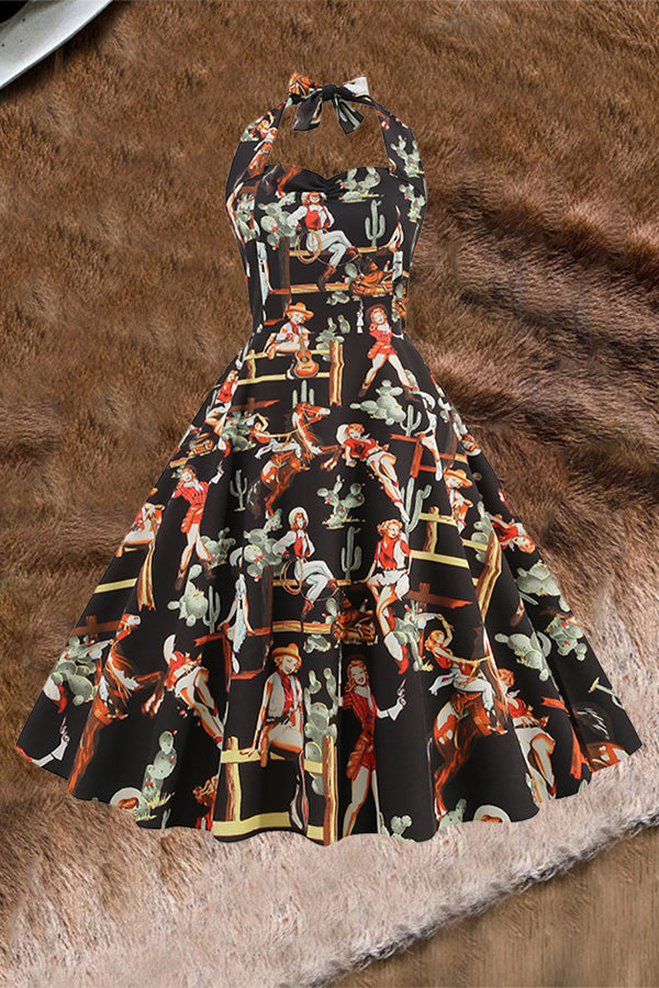 Classic Vintage Dress with a Flattering Fit