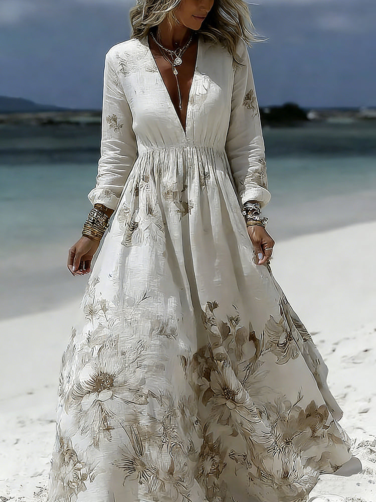 A Vintage Style Dress with Delicate Timeless Details