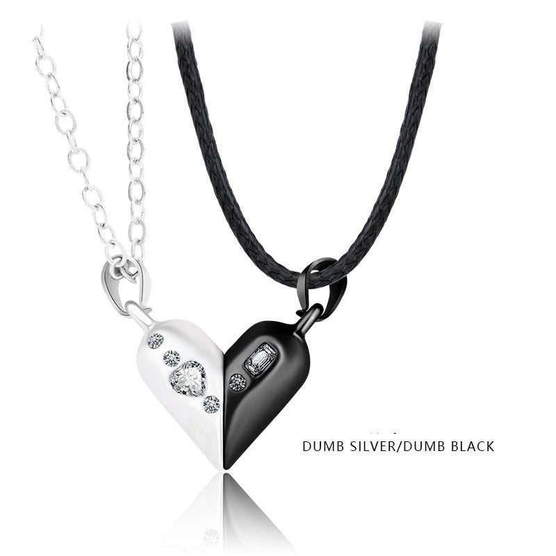 Matte black silver