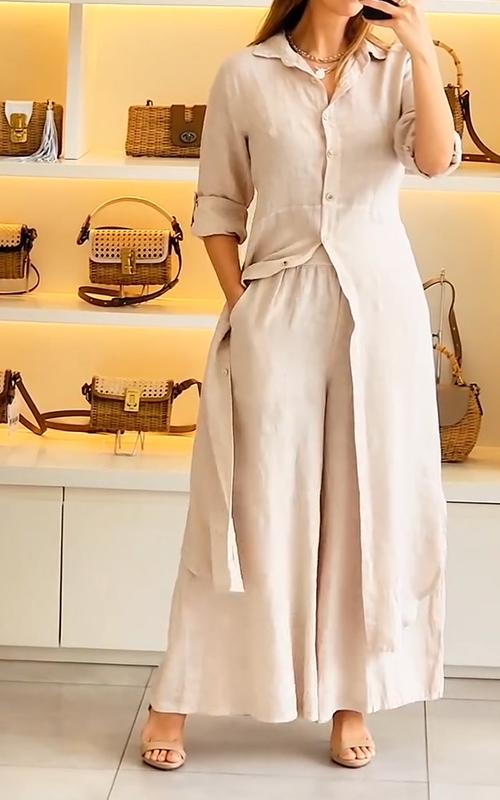 Well Tailored Trousers with a Graceful Silhouette