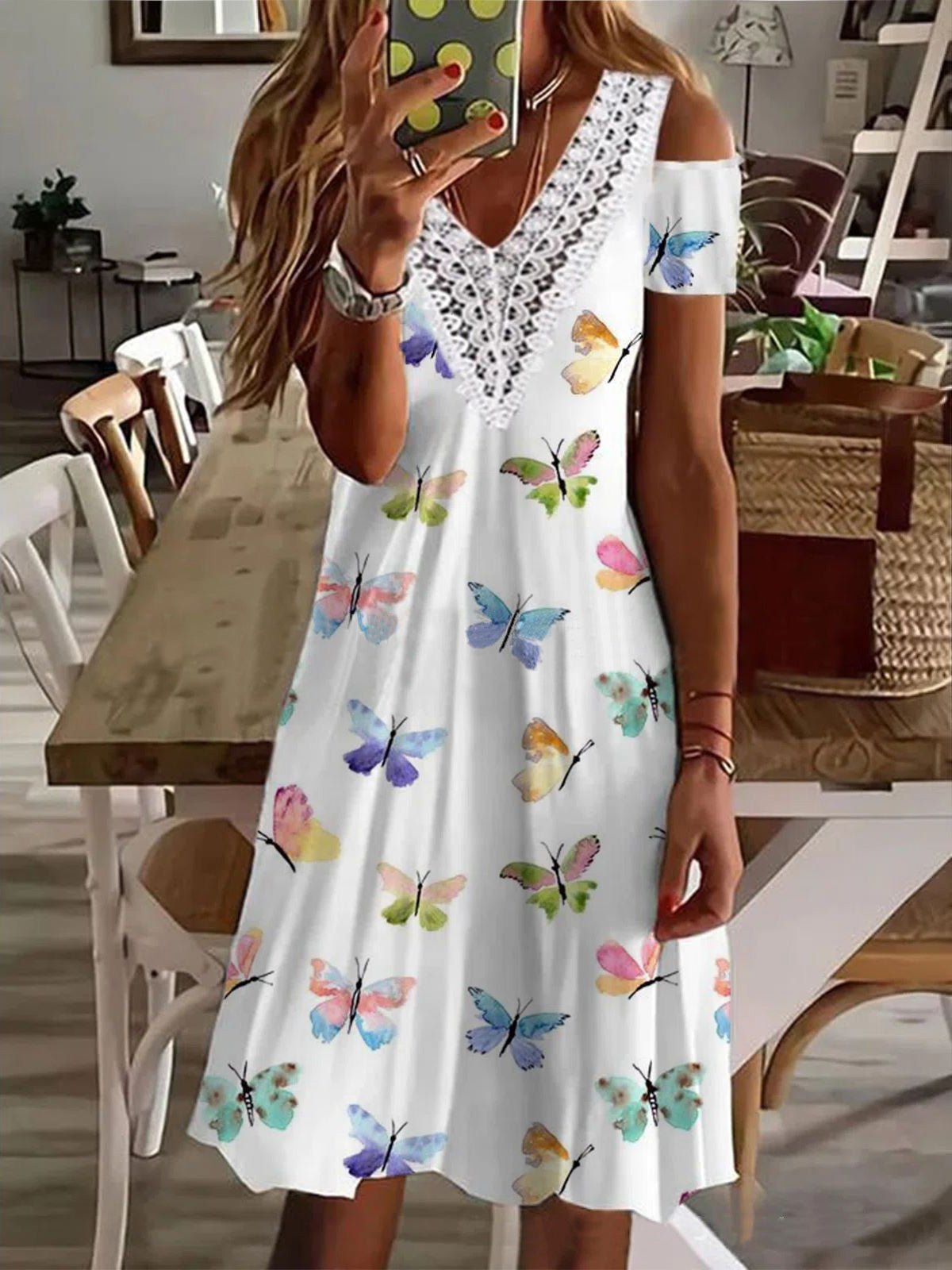 A Vintage Style Dress with Delicate Timeless Details