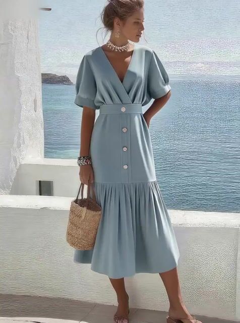 Elegantly Styled Dress for Everyday Wear