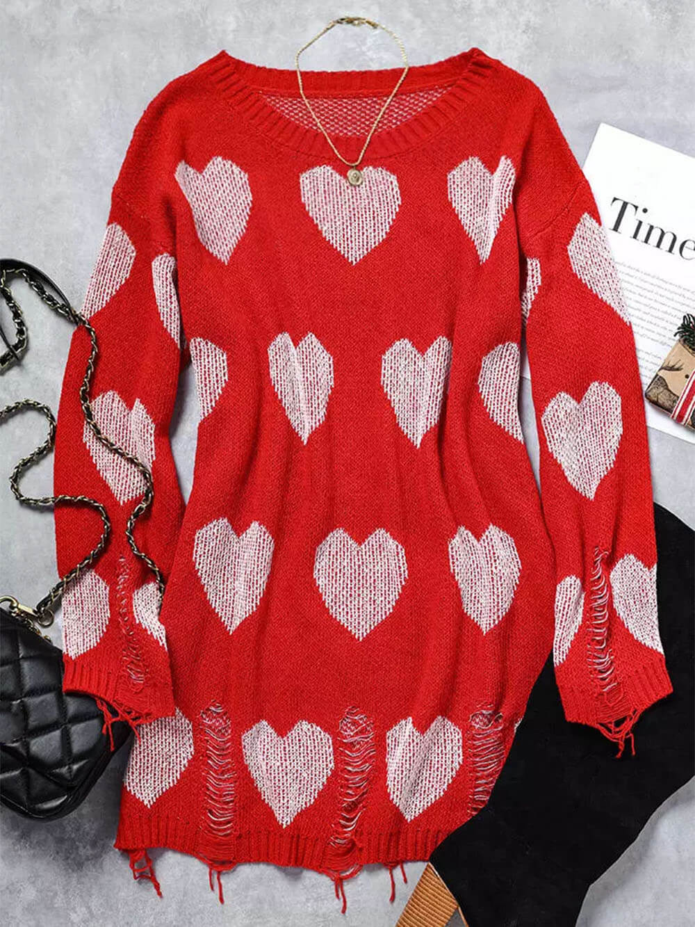 A Vintage Style Sweater with Delicate Timeless Details