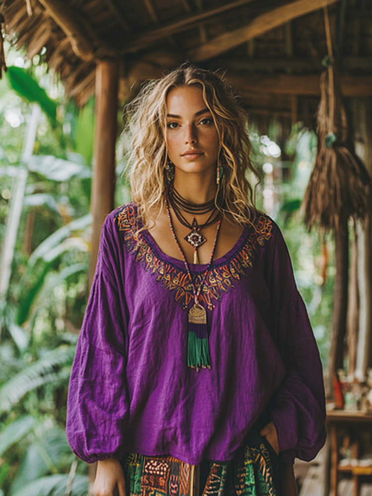 Beautifully Balanced Blouse with Timeless Character