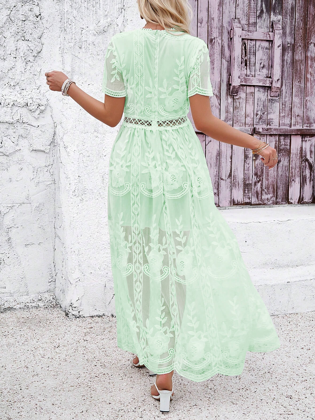 A Vintage Style Dress with Delicate Timeless Details