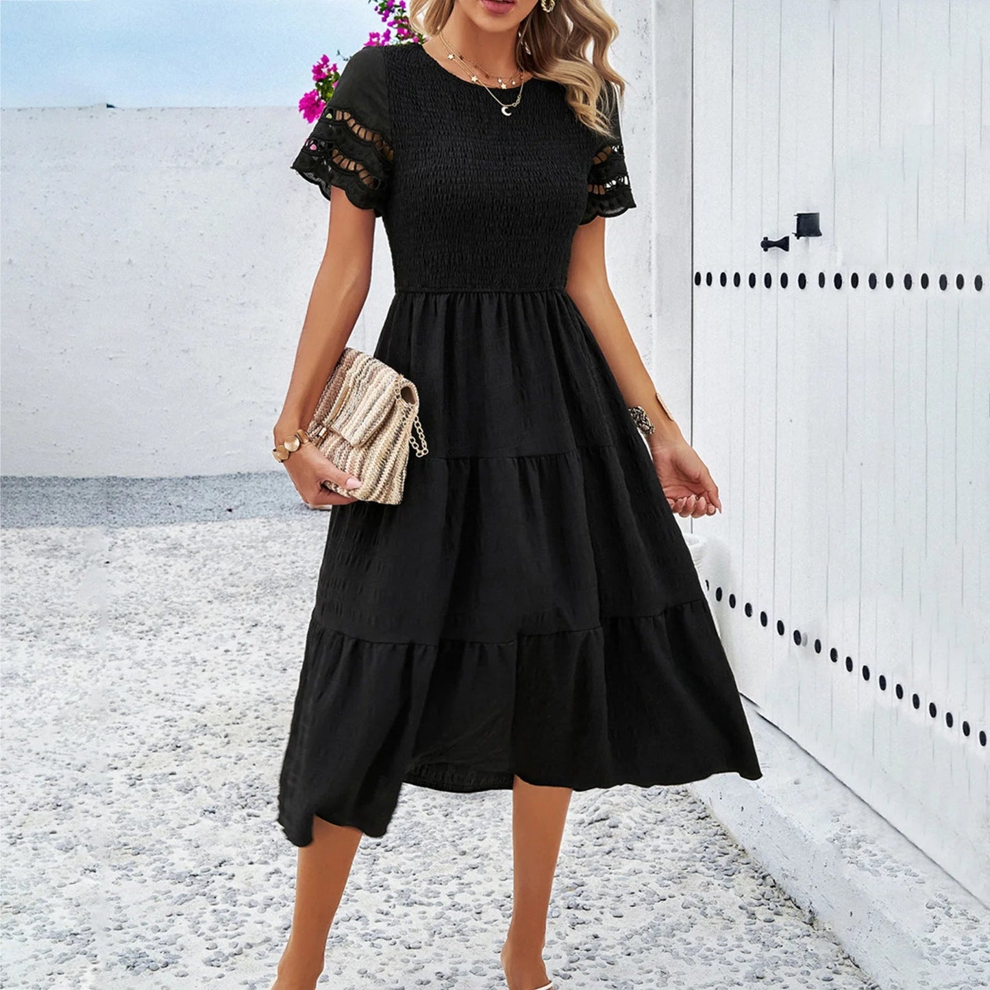 A Vintage Style Dress with Delicate Timeless Details