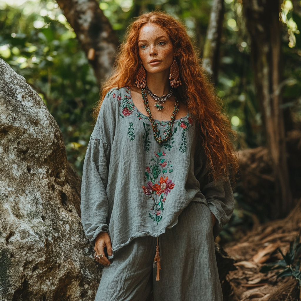 A Vintage Style Top with Delicate Timeless Details