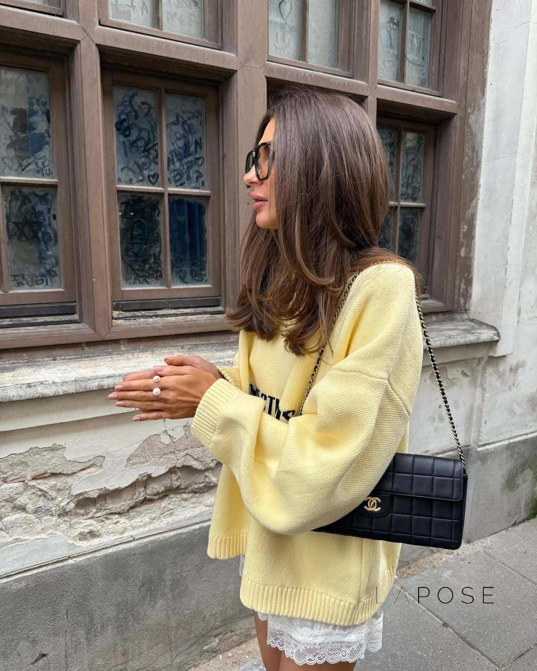 A Vintage Style Sweater with Delicate Timeless Details