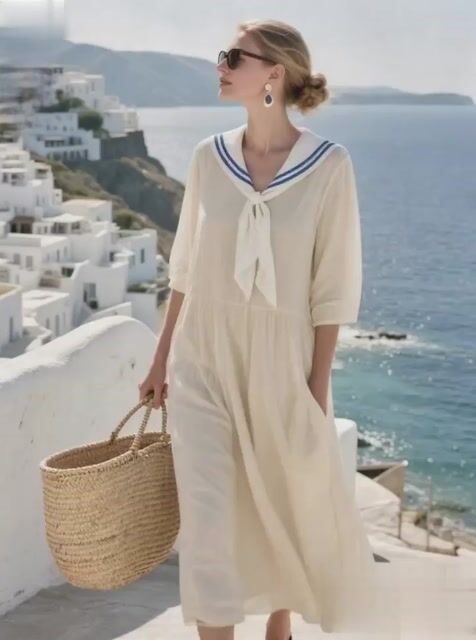 Beautifully Finished Dress in a Timeless Design