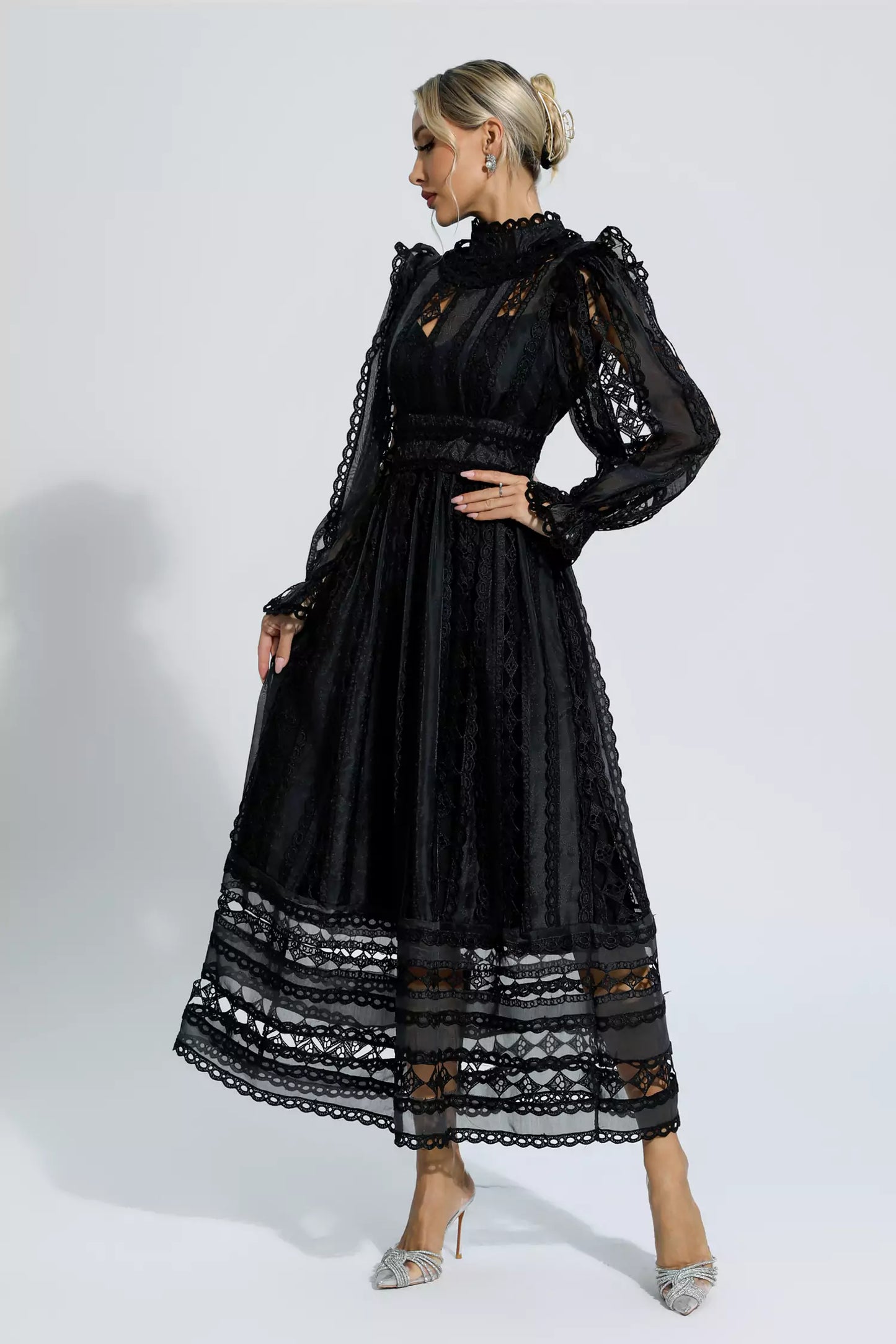 A Vintage Style Dress with Delicate Timeless Details