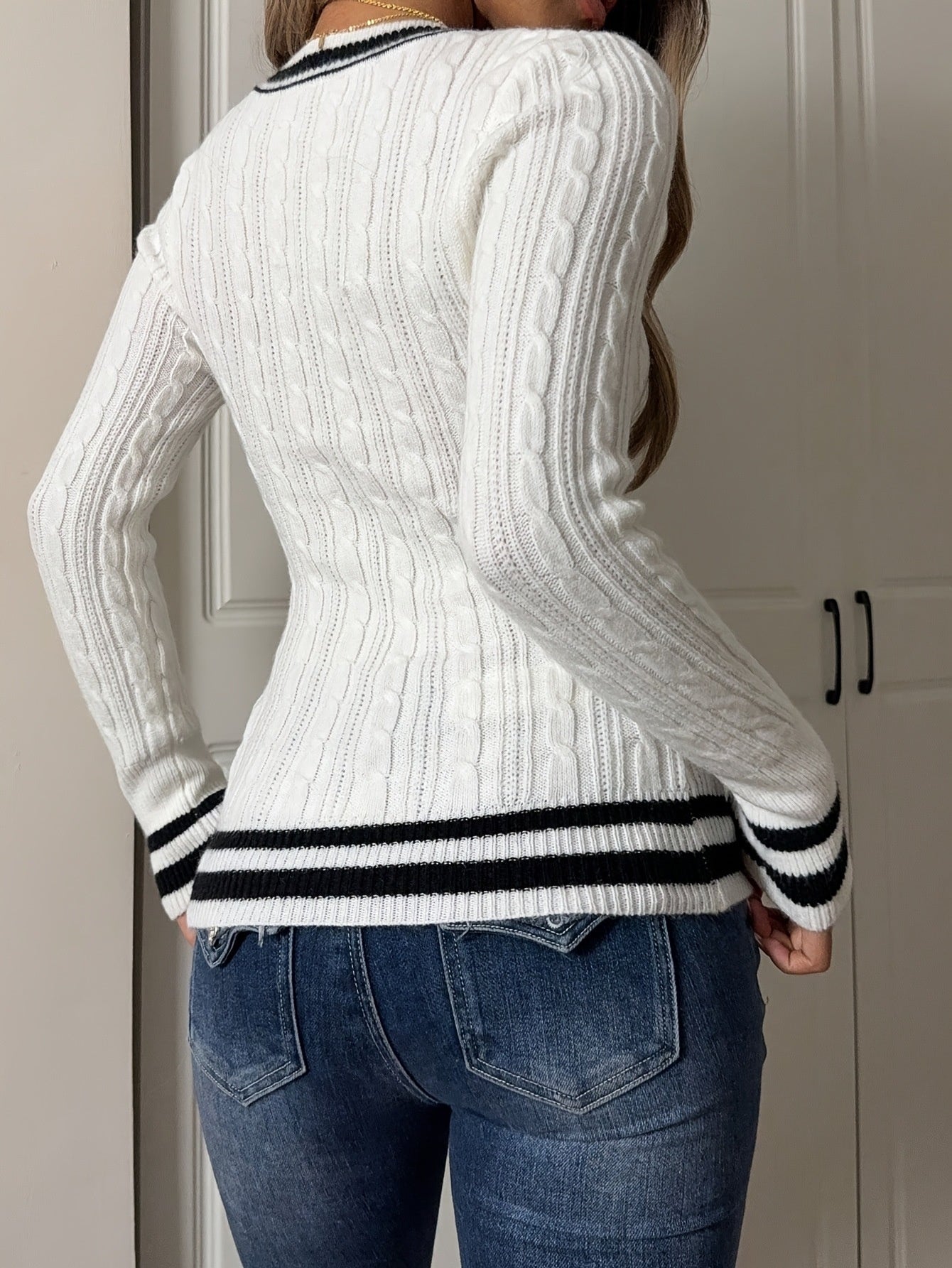 Vintage Inspired Sweater with a Contemporary Edge