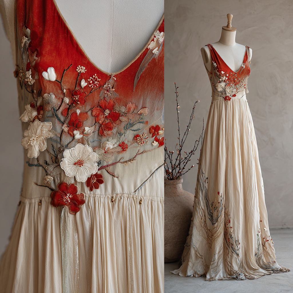 A Vintage Style Dress with Delicate Timeless Details
