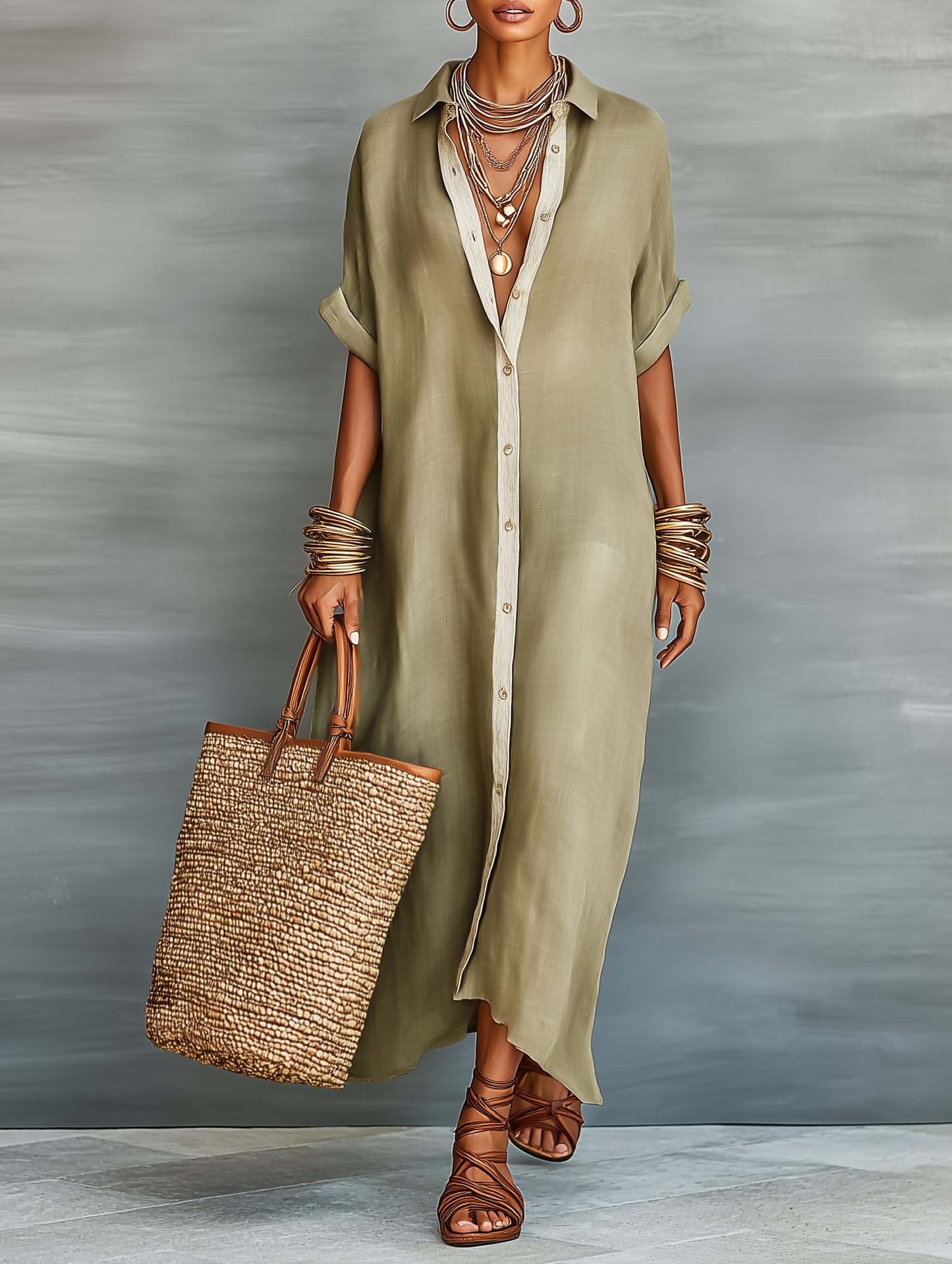 Beautifully Finished Dress in a Timeless Design