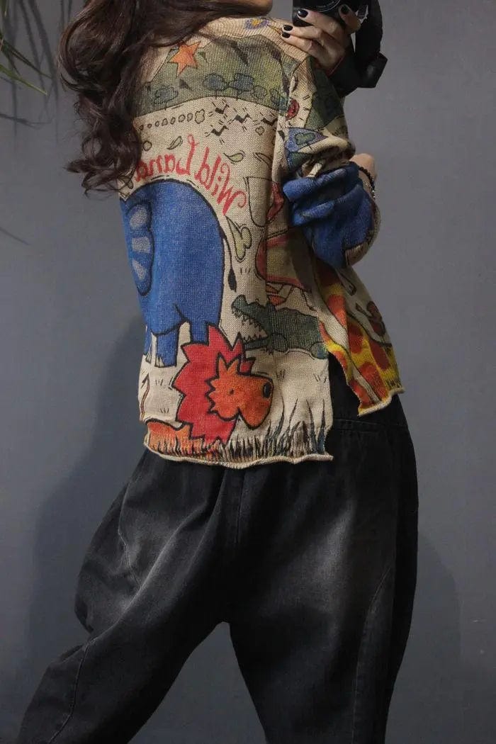 Vintage Inspired Sweater with a Contemporary Edge