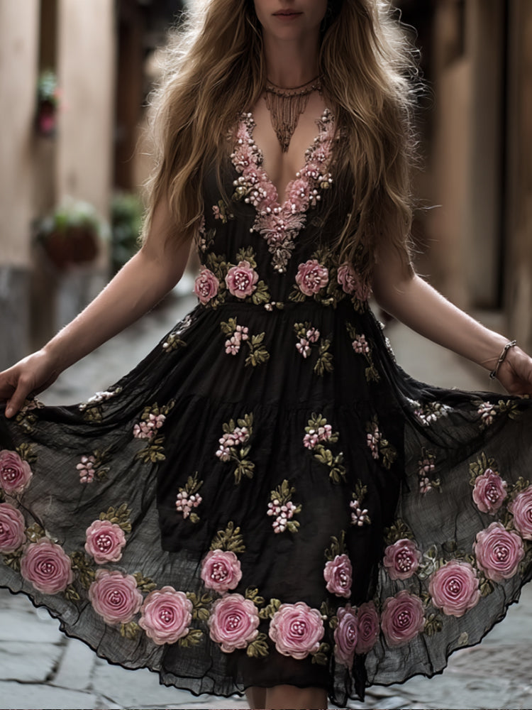 A Vintage Style Dress with Delicate Timeless Details