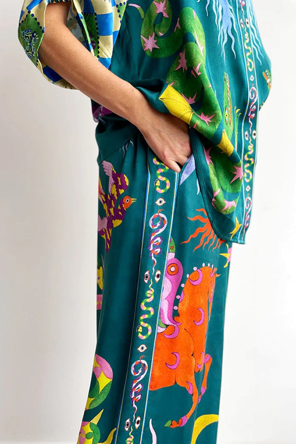 A Vintage Style Pants with Delicate Timeless Details