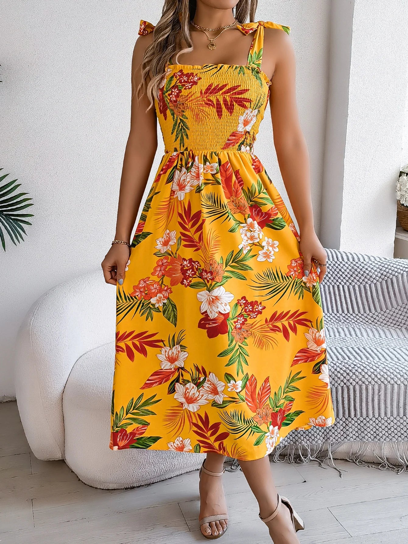 A Vintage Style Dress with Delicate Timeless Details