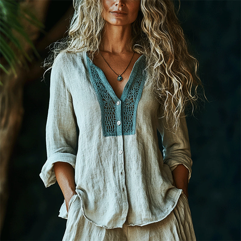Beautifully Balanced Blouse with Timeless Character