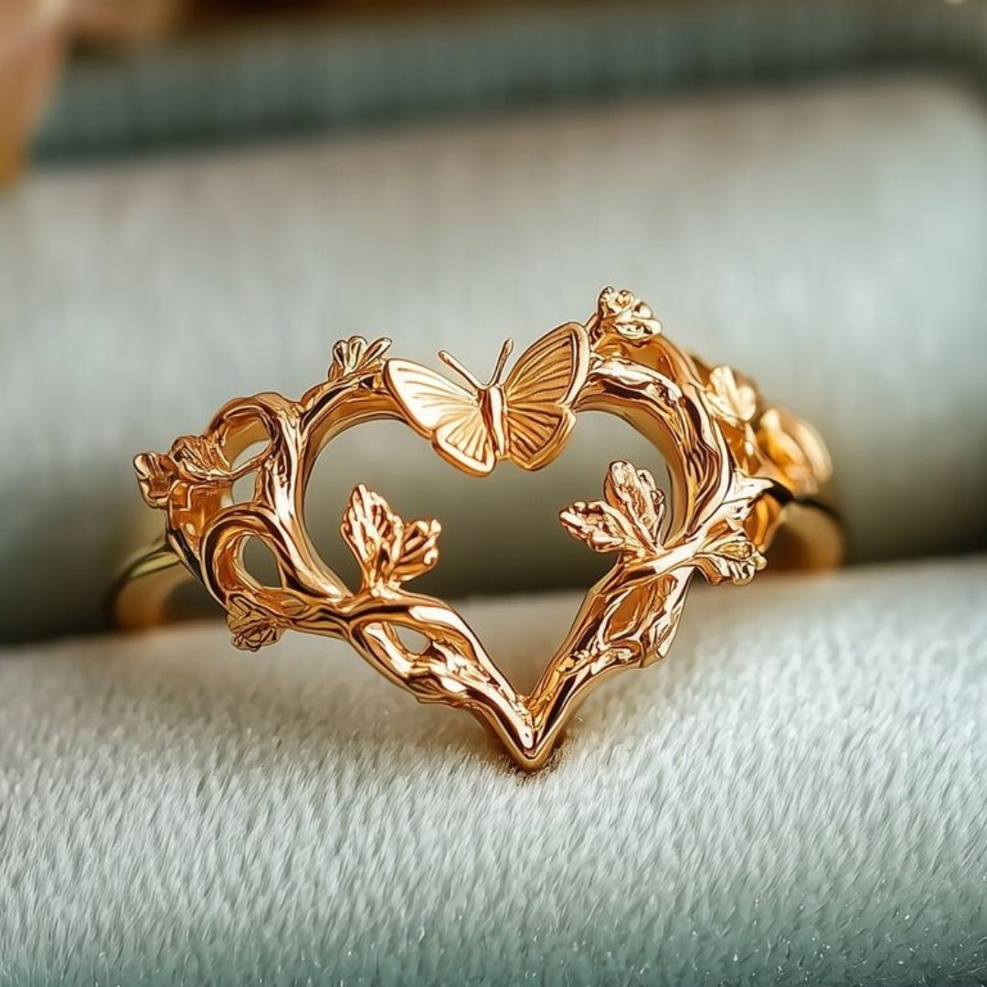 Flutter Heart Ring