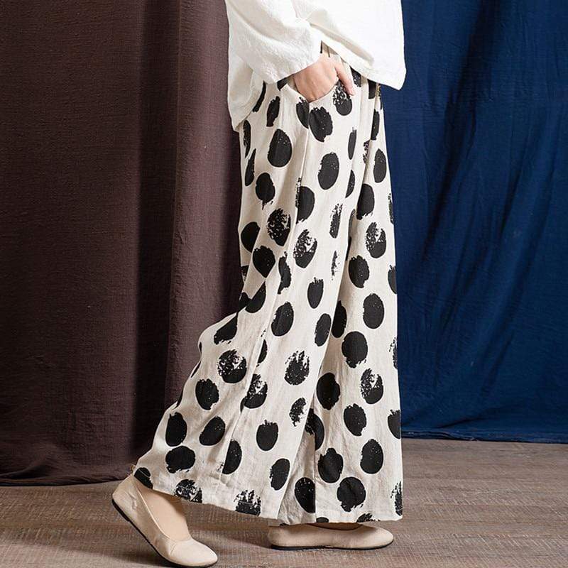 A Vintage Style Pants with Delicate Timeless Details