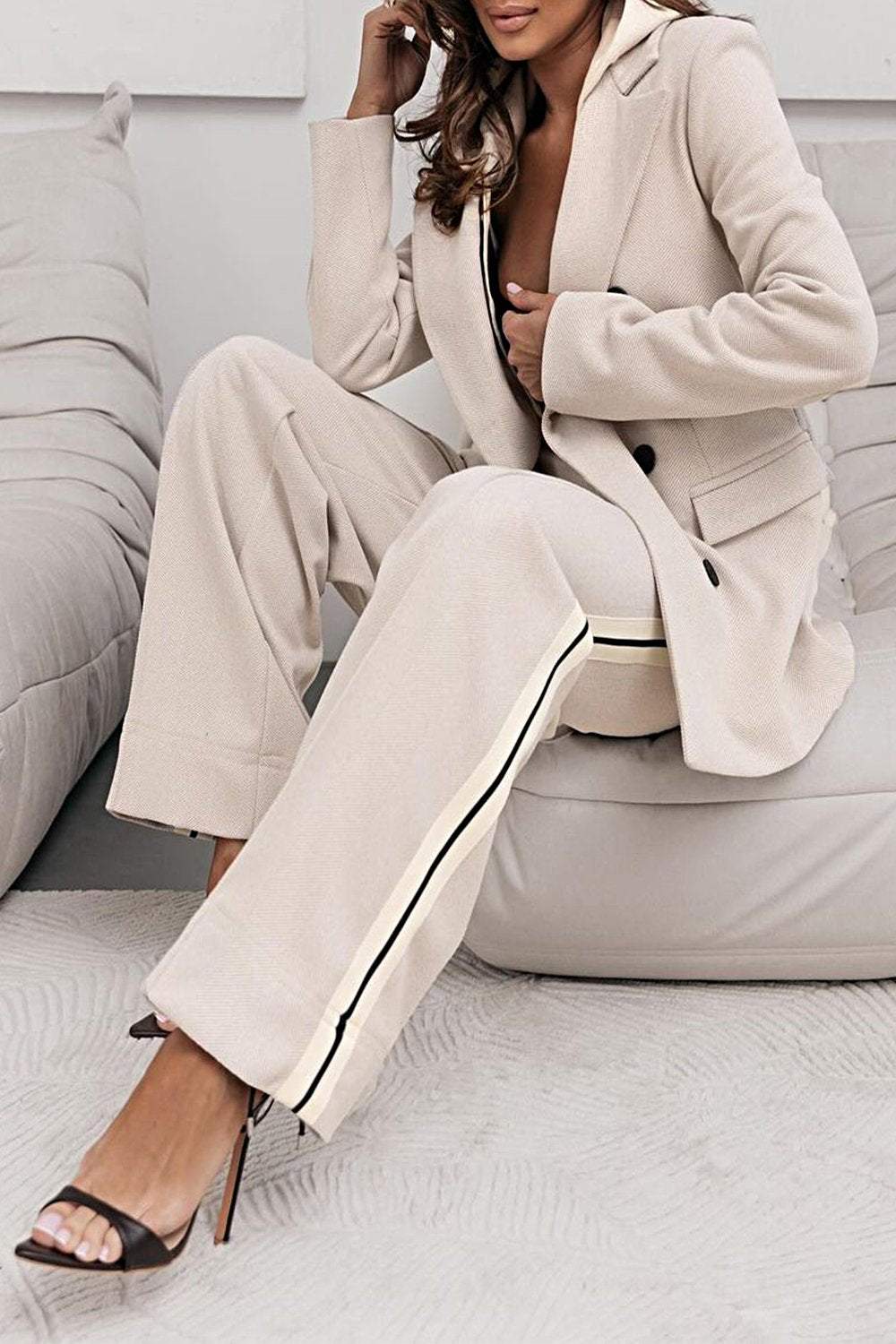 A Vintage Style Pants with Delicate Timeless Details