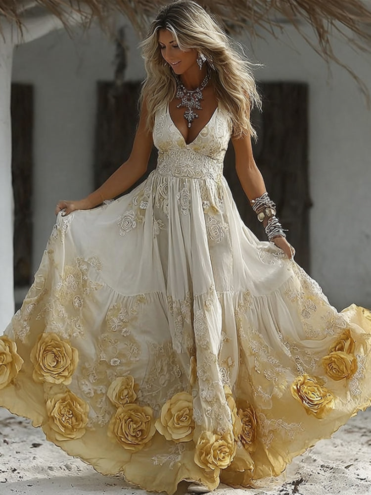 A Vintage Style Dress with Delicate Timeless Details