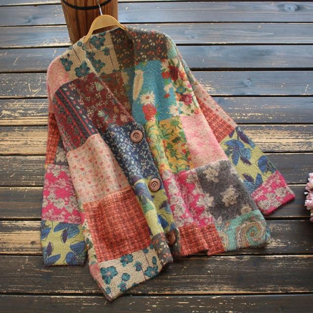 Classic Vintage Cardigan with a Flattering Fit