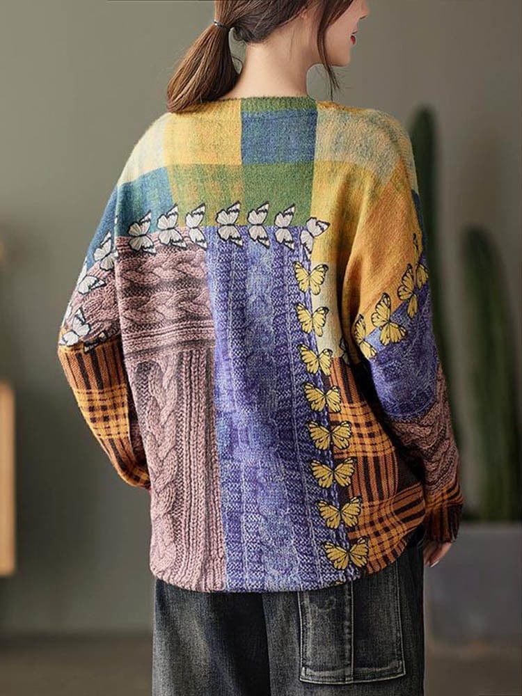 A Vintage Style Sweater with Delicate Timeless Details