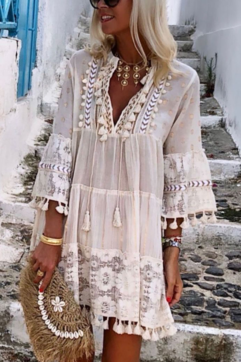 A Vintage Style Dress with Delicate Timeless Details