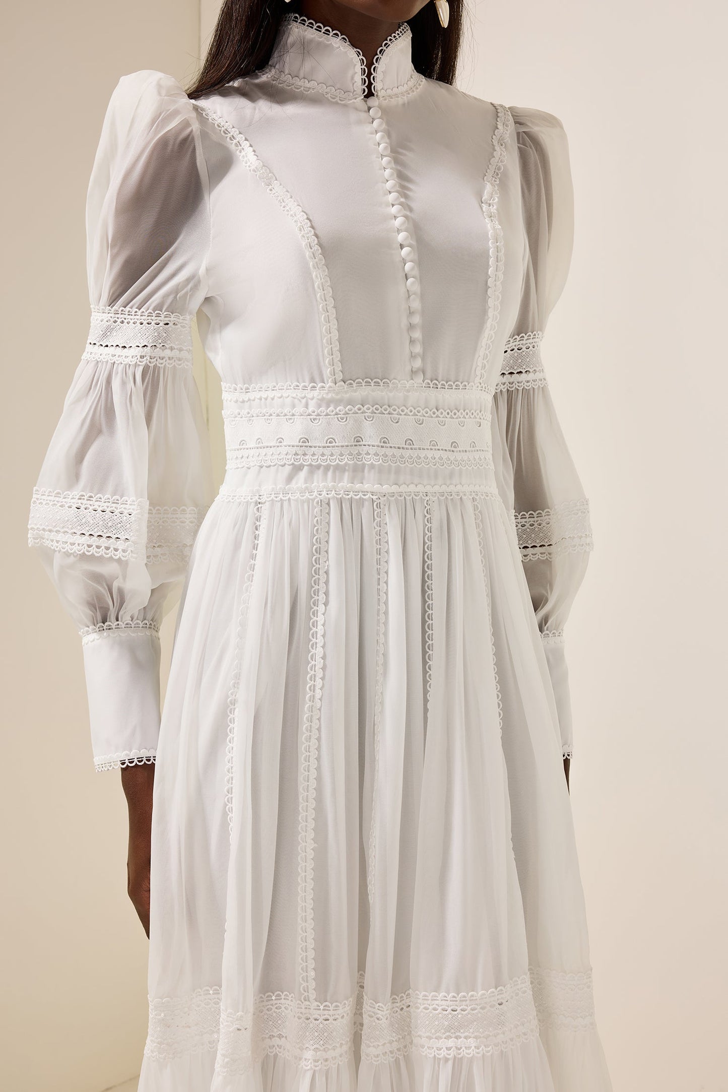 A Vintage Style Dress with Delicate Timeless Details