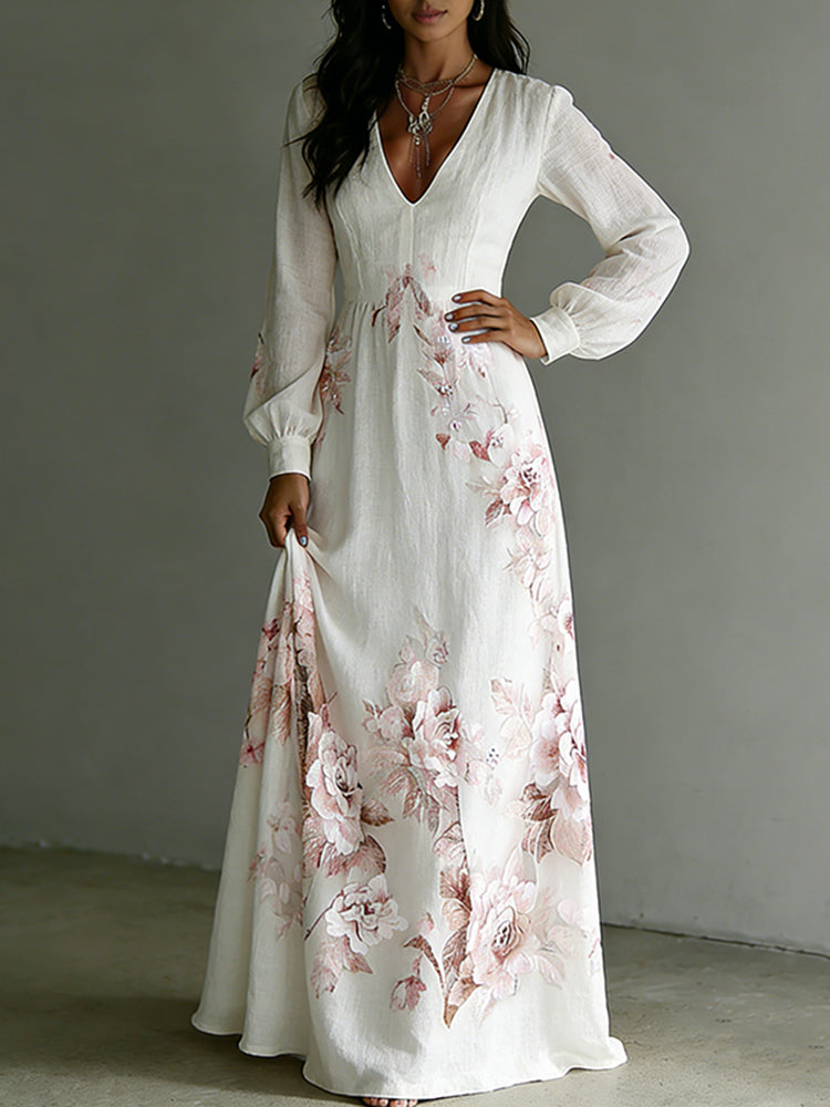 A Vintage Style Dress with Delicate Timeless Details