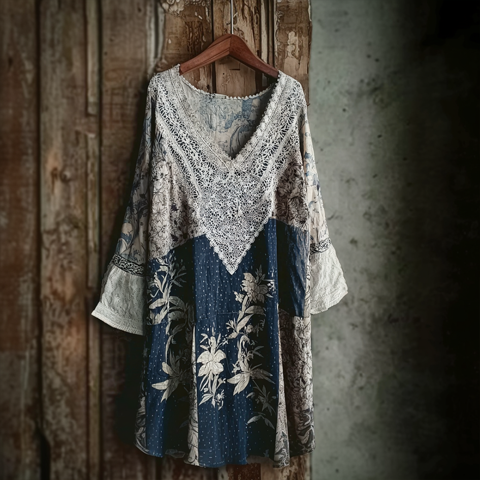 A Vintage Style Dress with Delicate Timeless Details