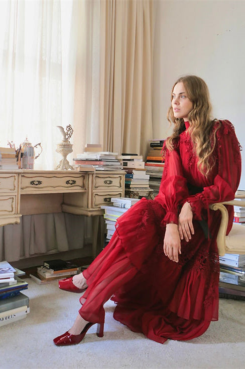 A Vintage Style Dress with Delicate Timeless Details