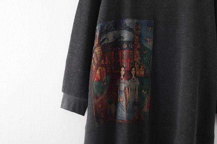A Vintage Style Sweater with Delicate Timeless Details