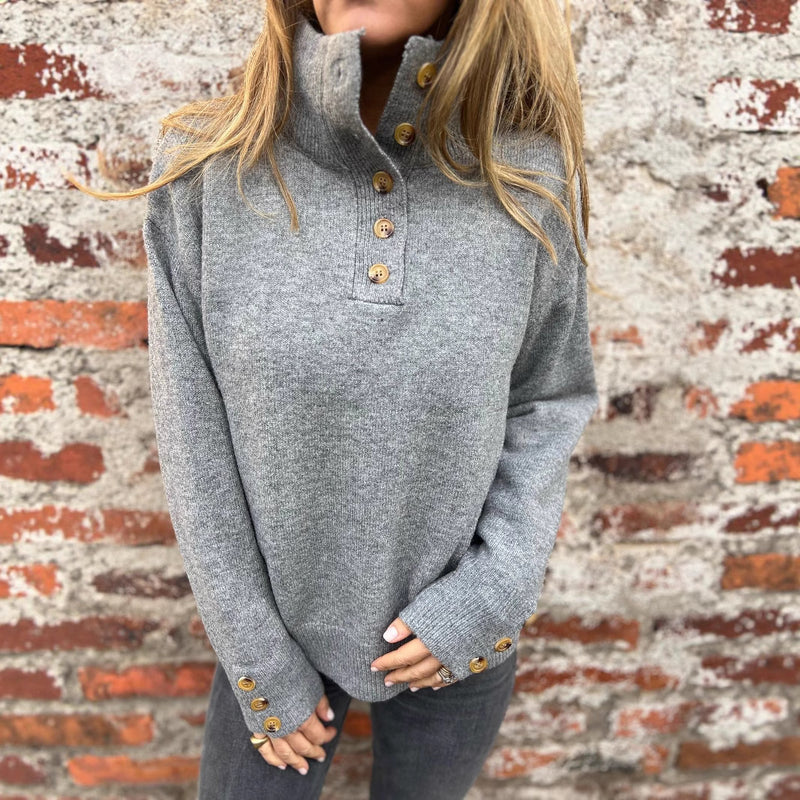 A Vintage Style Sweater with Delicate Timeless Details