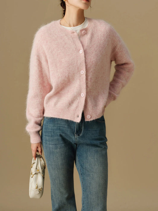 A Vintage Style Cardigan with Delicate Timeless Details