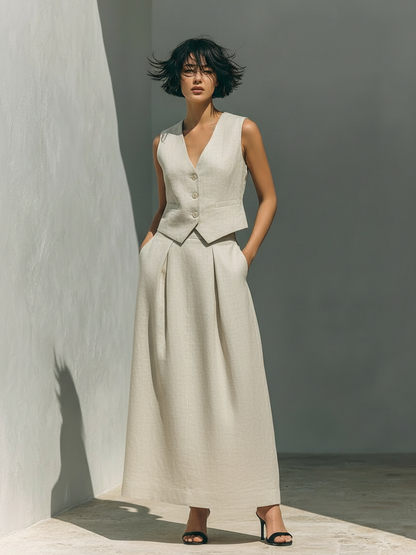 Well Tailored Garment with a Graceful Silhouette