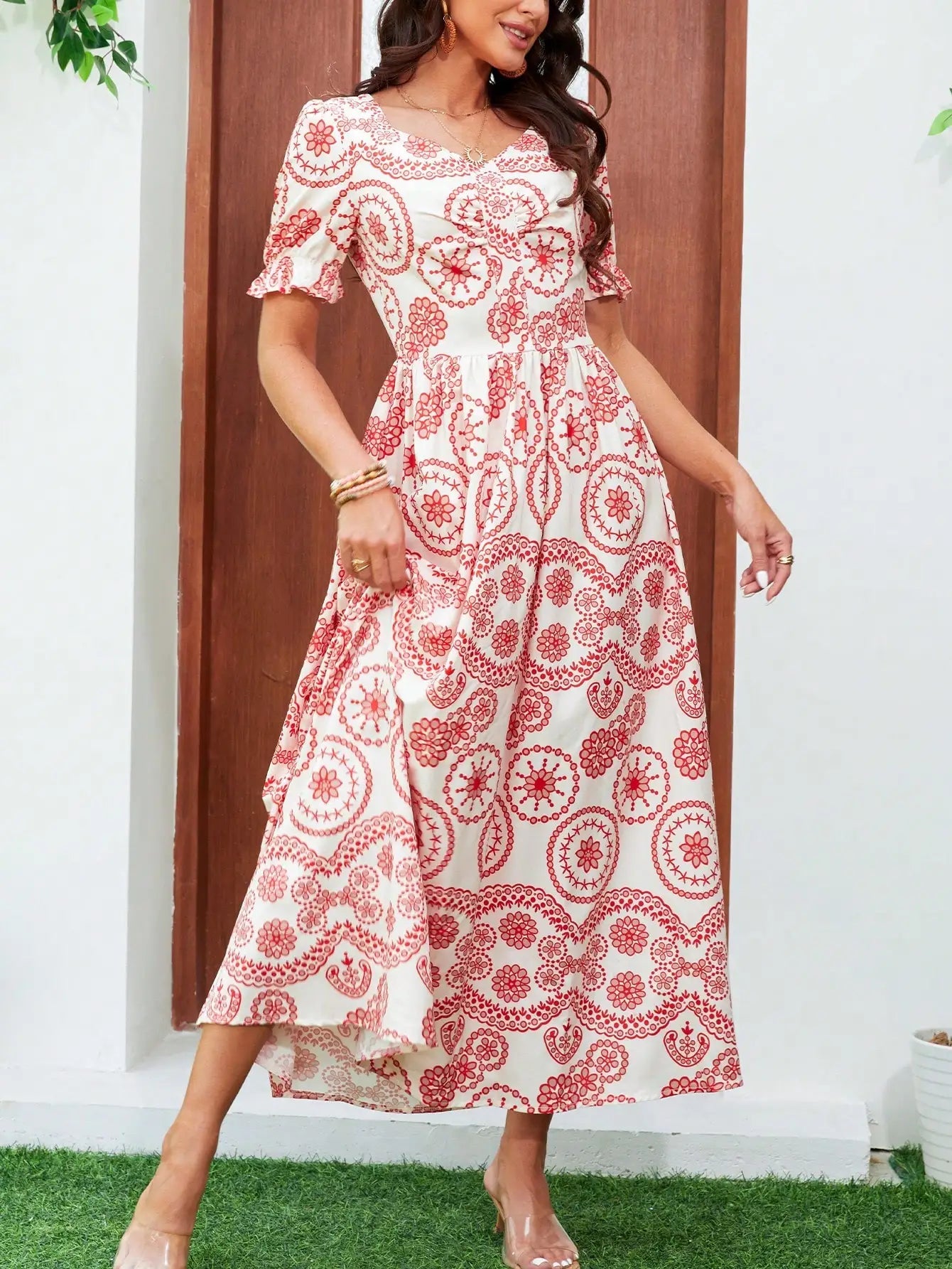 A Vintage Style Dress with Delicate Timeless Details