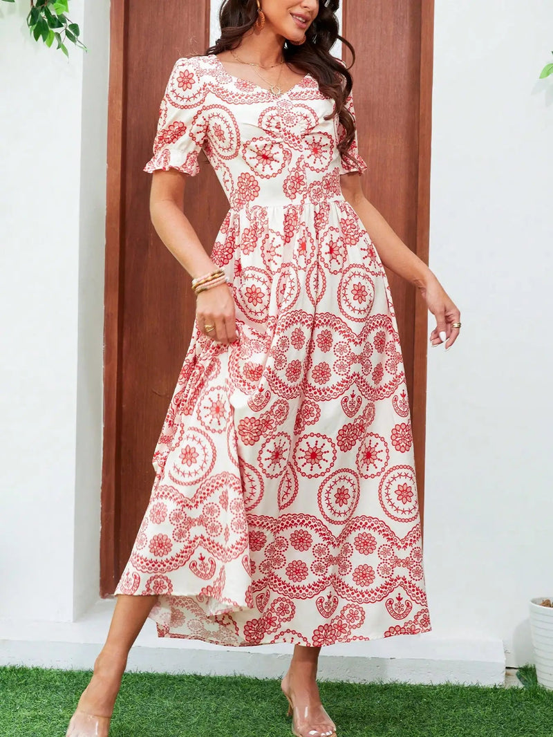 A Vintage Style Dress with Delicate Timeless Details