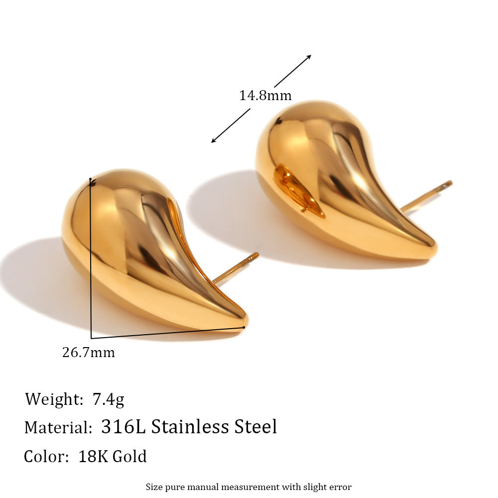 Small Size Water Drop Gold