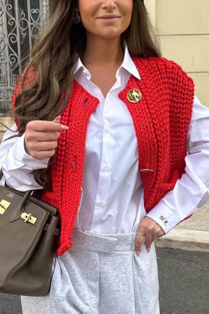A Vintage Style Cardigan with Delicate Timeless Details