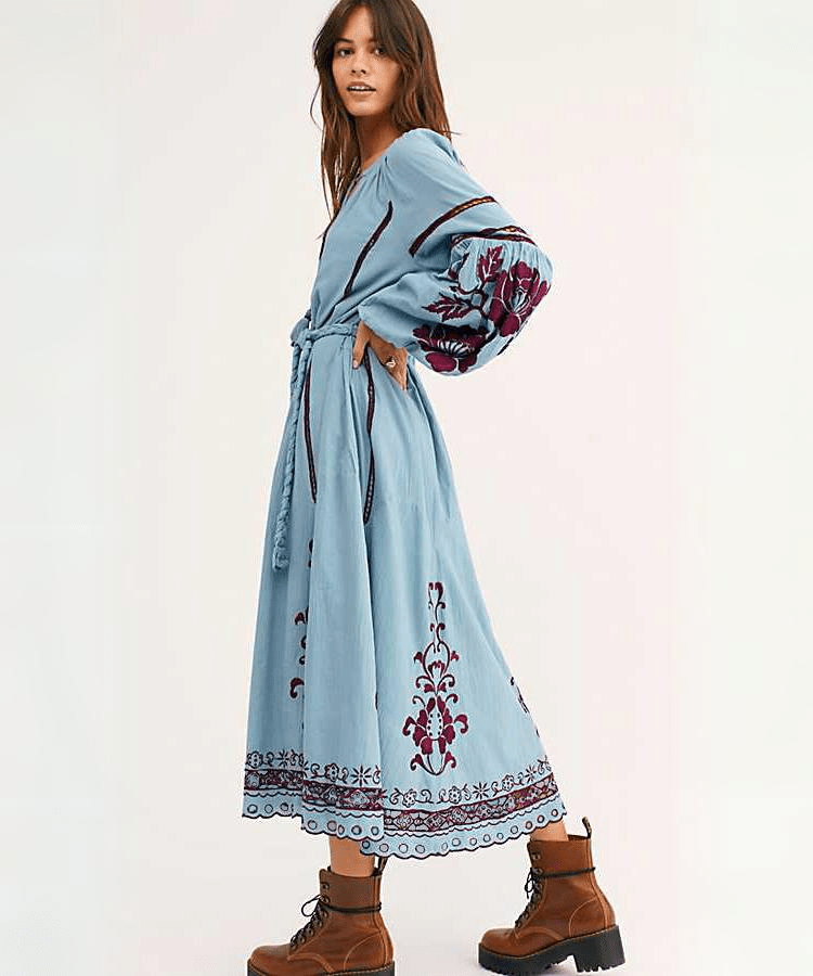 A Vintage Style Dress with Delicate Timeless Details