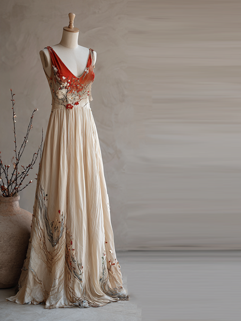 A Vintage Style Dress with Delicate Timeless Details