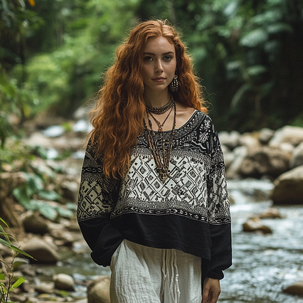 Well Tailored Blouse with a Graceful Silhouette