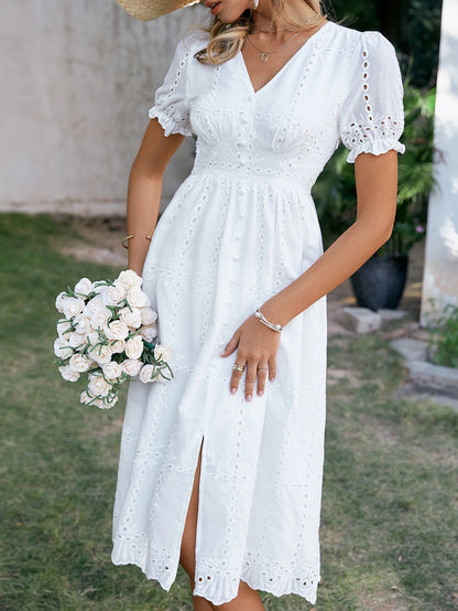 A Vintage Style Dress with Delicate Timeless Details