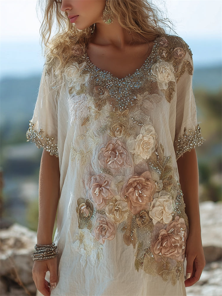 A Vintage Style Dress with Delicate Timeless Details