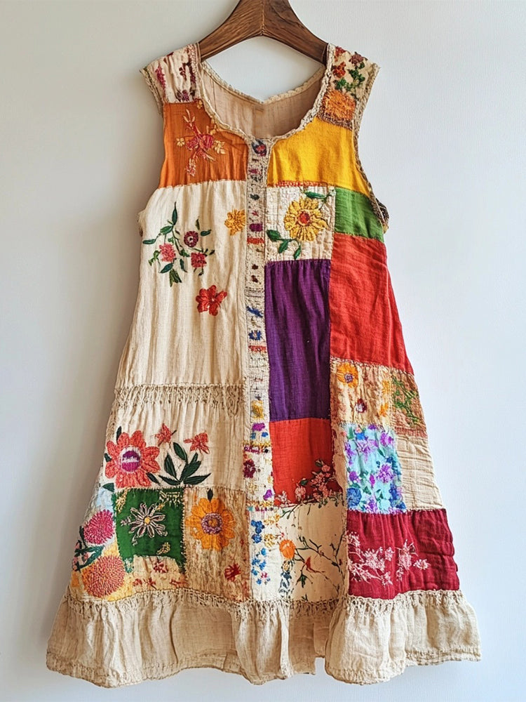 A Vintage Style Dress with Delicate Timeless Details