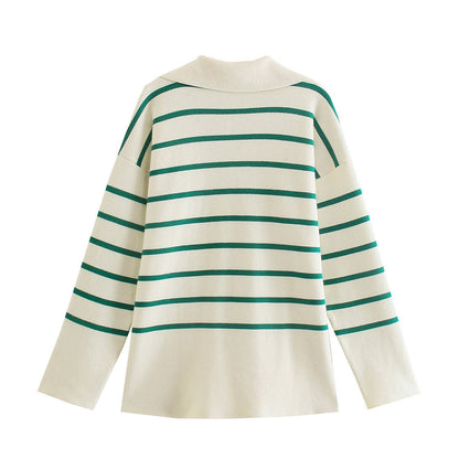 A Vintage Style Sweater with Delicate Timeless Details