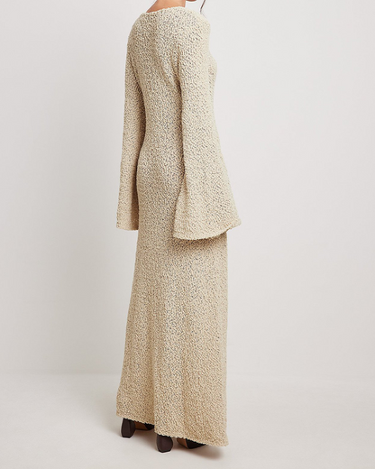 A Vintage Style Sweater with Delicate Timeless Details