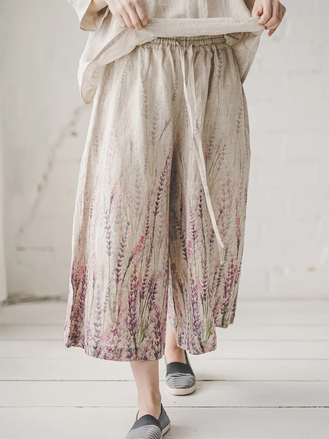 A Vintage Style Pants with Delicate Timeless Details